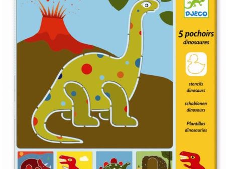 Djeco Stencils Dinosaurs Hot on Sale