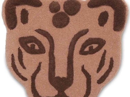 Ferm Living Leopard Head Floor   Wall Rug Online now