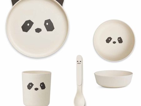 Liewood Brody Junior Set Panda Creme De La Creme For Sale