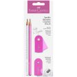 Faber Castell Sparkle Pencils White Pink Sale