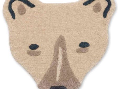 Ferm Living Polar Bear Head Floor   Wall Rug For Cheap