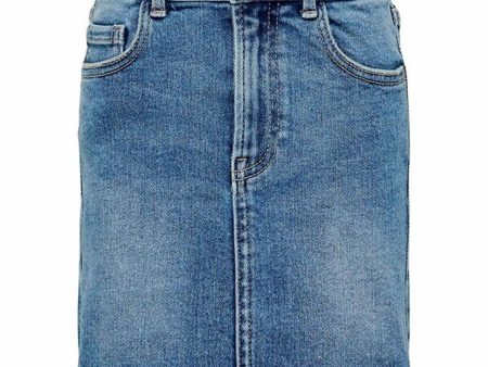 Kids ONLY Medium Blue Denim Wonder Noos Kjol on Sale