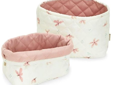 Cam Cam Copenhagen Quilted Förvaringskorg 2-pack Windflower Creme Online now