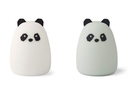 Liewood Callie Nattlampa 2-pack Panda Panda Creme De la Creme Dove Blue Online