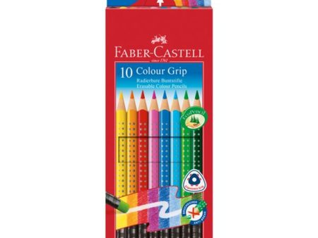 Faber Castell Grip 10 Colour Pencils Sale