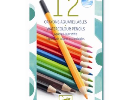 Djeco Lovely Paper 12 Watercolour Pencils Discount