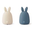 Liewood Callie Nattlampa 2-pack Rabbit Sandy Stormy Blue Discount