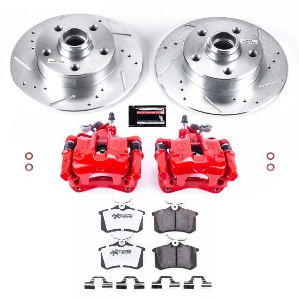 Power Stop 92-95 Volkswagen Corrado Rear Z26 Street Warrior Brake Kit w Calipers For Discount