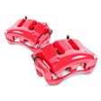 Power Stop 01-06 Lexus LS430 Rear Red Calipers w o Brackets - Pair Supply