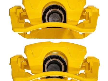 Power Stop 10-15 Chevrolet Camaro Rear Yellow Caliper w Bracket (Pair) Online now