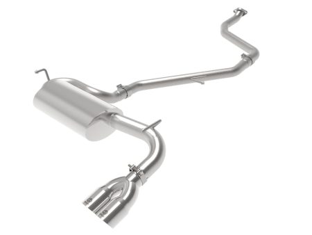 aFe POWER Takeda 2in to 2-1 304 SS Cat-Back Exhaust w  Polished Tips 11-17 Lexus CT200h 1.8L on Sale