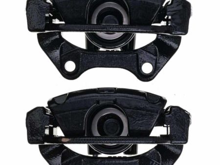 Power Stop 06-11 Cadillac DTS Rear Black Caliper - Pair w Bracket Hot on Sale