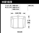 Hawk 75-78 Nissan 280Z Black Race Front Brake Pads Cheap